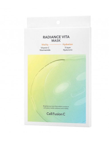 Cell Fusion C Radiance Vita Mask 25 ml x 5 sztuk Rozświetlająco – nawilżająca maska w płacie