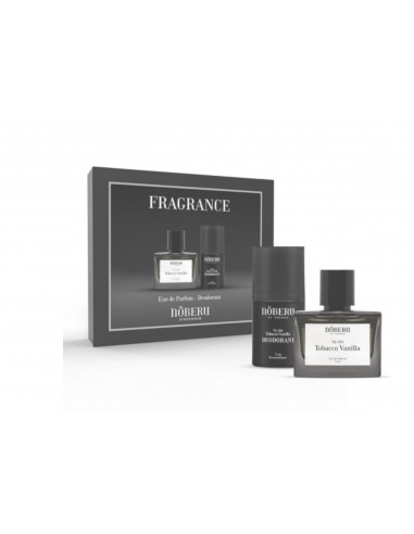 Noberu Fragrance Tobacco Vanilla zestaw prezentowy perfumy, dezodorant