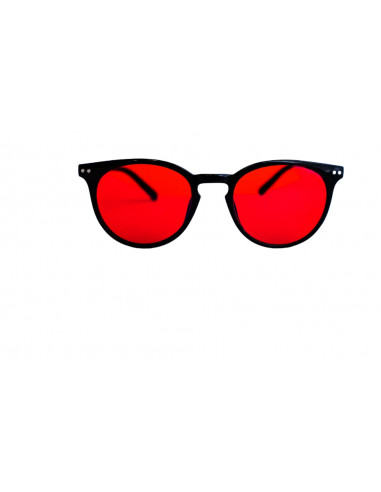 Dermomedica  RED AUDREY  Okulary z czerwonymi soczewkami