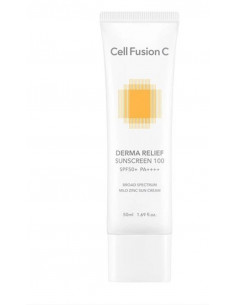Cell Fusion C Derma Relief Sunscreen 100 SPF 50+/PA++++ 50ml Krem przeciwsłoneczny dla skóry suchej, wrażliwej