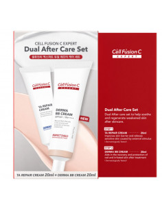Cell Fusion C Dual After Care Set Zestaw pozabiegowy (regeneracja + ochrona)