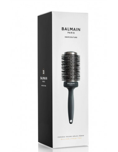 Balmain Hair Okrągła szczotka ceramiczna Balmain Hair, Professional Ceramic Round Brush 53mm Black