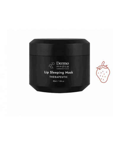 Dermomedica Lip Sleeping Mask Strawberry 30g  Terapeutyczna maska do ust TRUSKAWKA