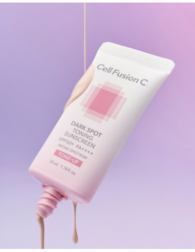 Cell Fusion C Dark Spot Toning Sunscreen SPF50+ PA++++ 50ml Krem wyrównujący koloryt skóry SPF50+