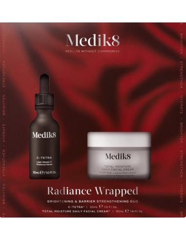 Medik8 Radiance Wrapped Zestaw C-Tetra serum 30 ml + Total Moisture Daily Facial Cream 50 ml