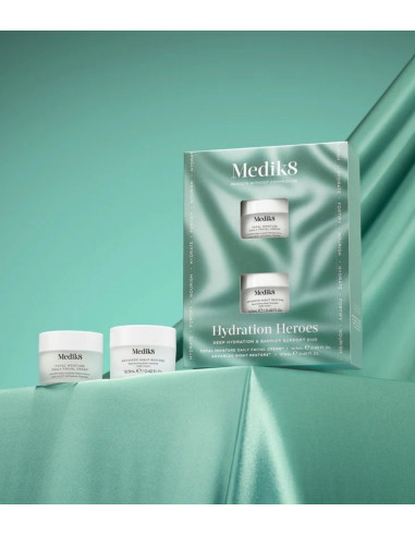Medik8 Hydration Heroes Zestaw Total Moisture Daily Facial Cream 12,5 ml + Advanced Night Restore 12,5 ml