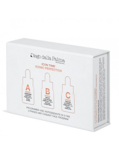 Diego dalla Palma Perfection ABC 3 Phases Anti-Oxidant Face Program - 30-dniowy program antyoksydacyjny - 3x15ml