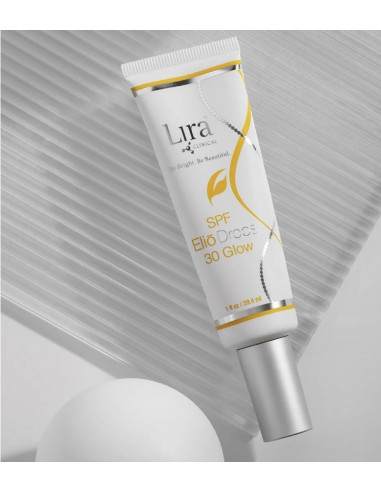 Lira Clinical SPF Line Elio Drops 30 Glow 29,4 ml Bezwodny krem z filtrem mineralnym nadający jedwabiście gładkie wykończenie